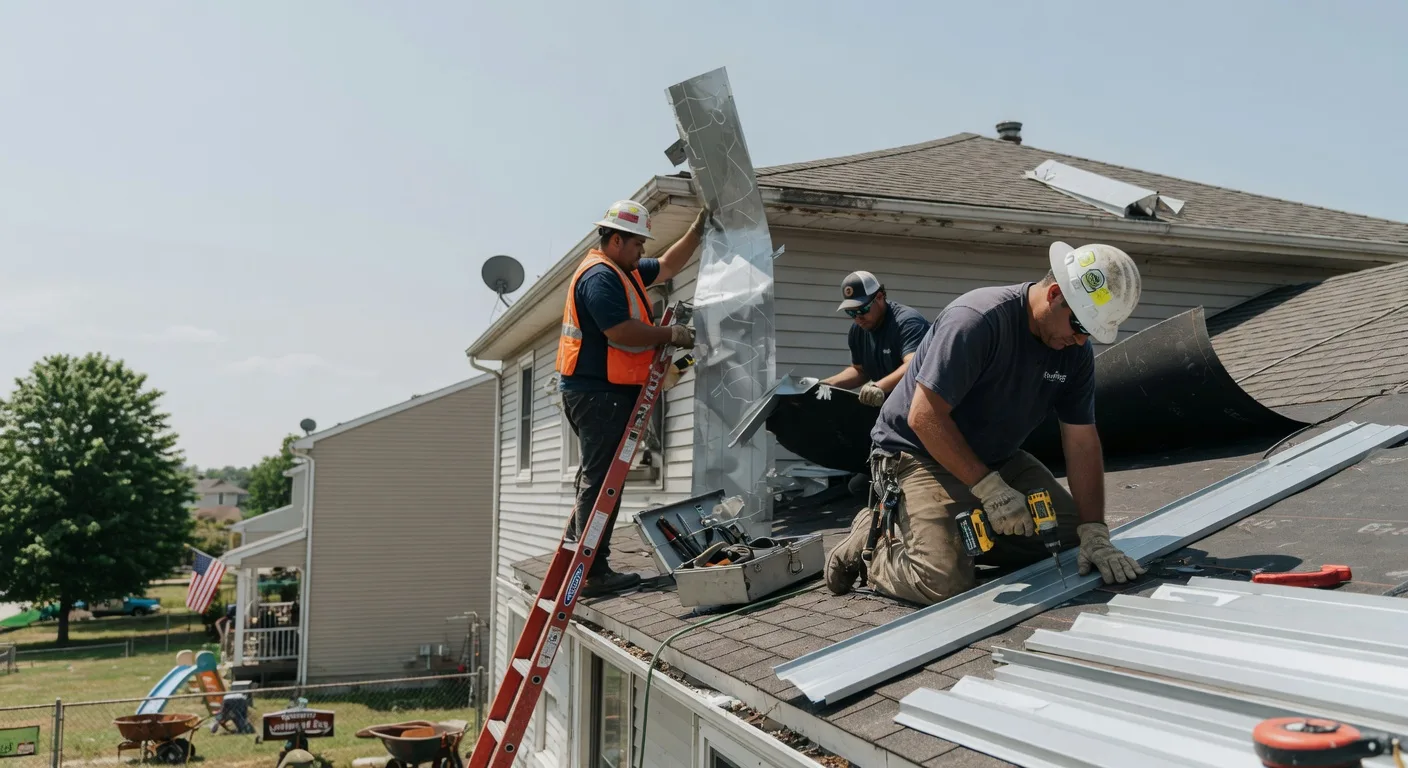 Storm Damage Metal Roof Repair in Ocean Grove, NJ